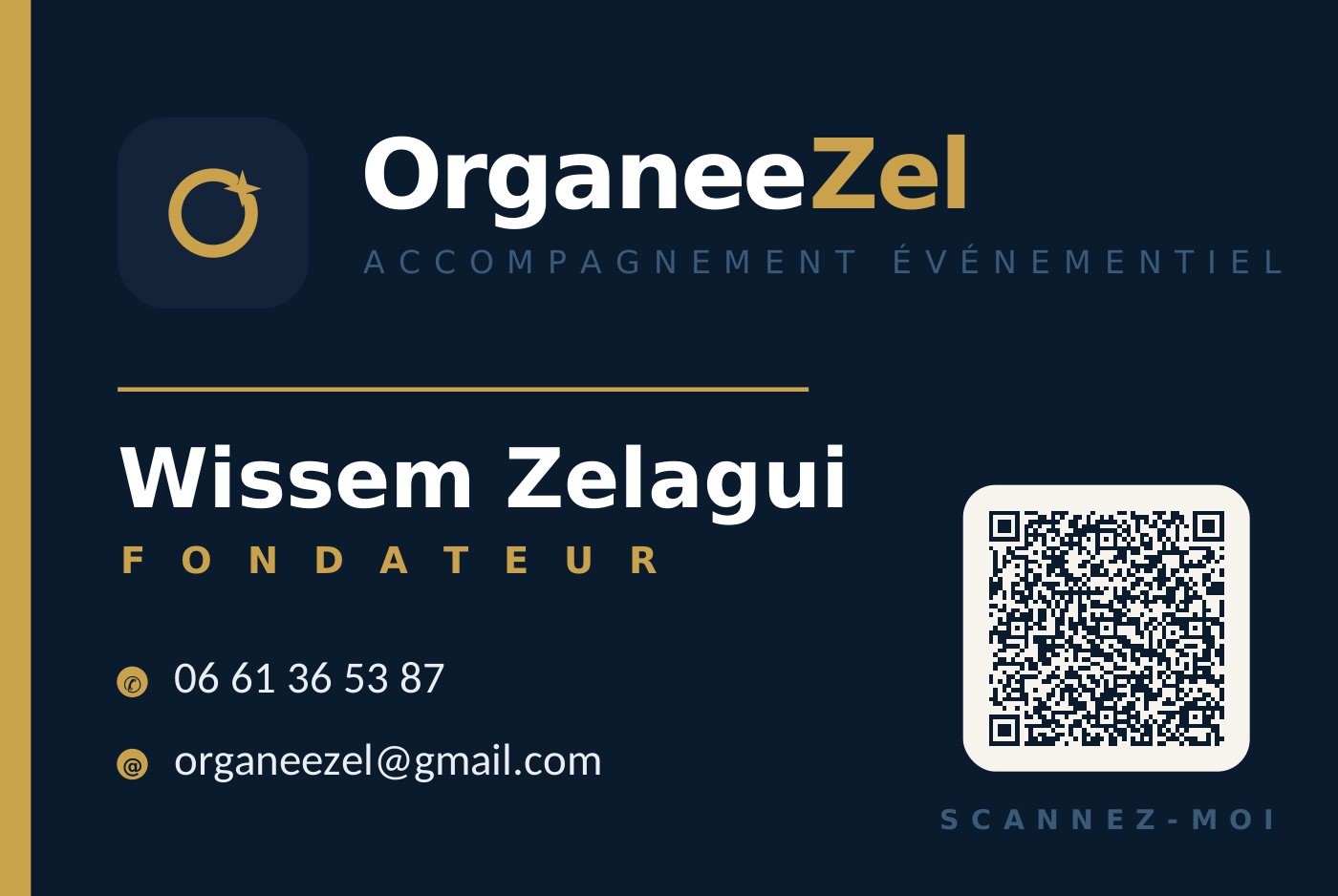 Carte de visite OrganeeZel